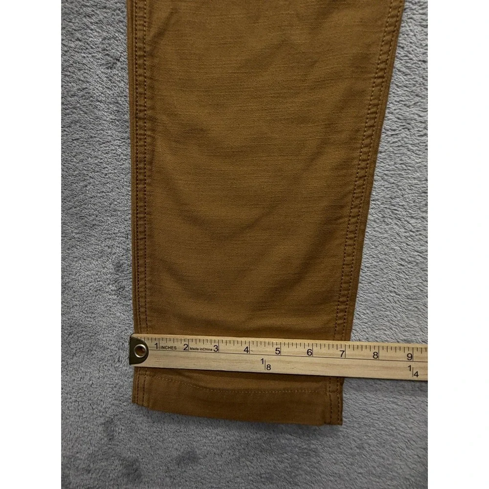 Levi's 502‎ Battalion Pants Mens Measured 33x31 Brown Chino Regular Fit Canvas